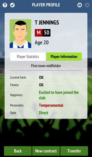 Player profile